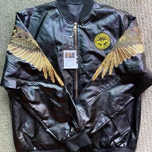 Detailed satin jacket NWT